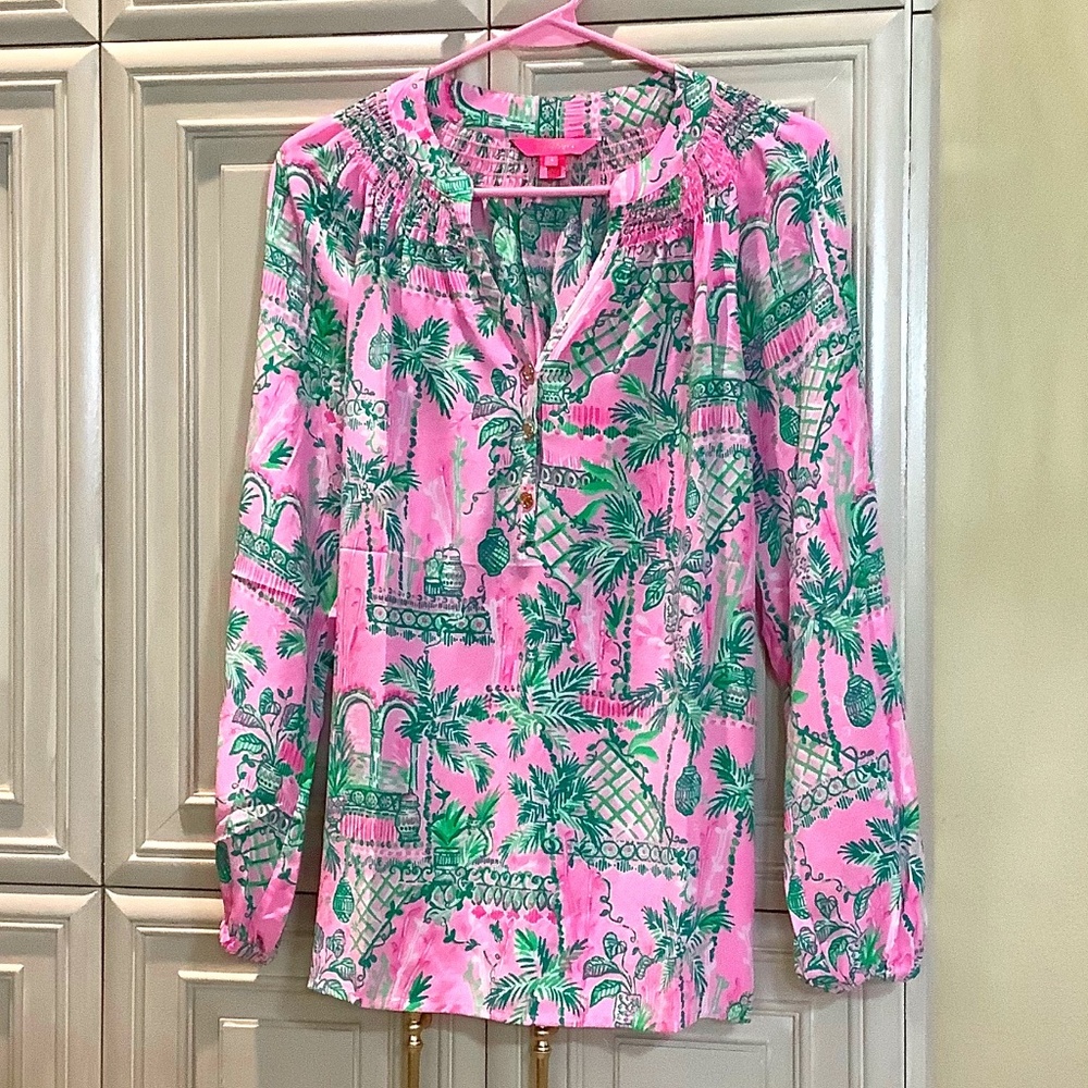 LILLY PULITZER ELSA BLOUSE